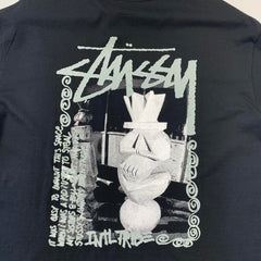 Stüssy Black Chess Piece T-shirt