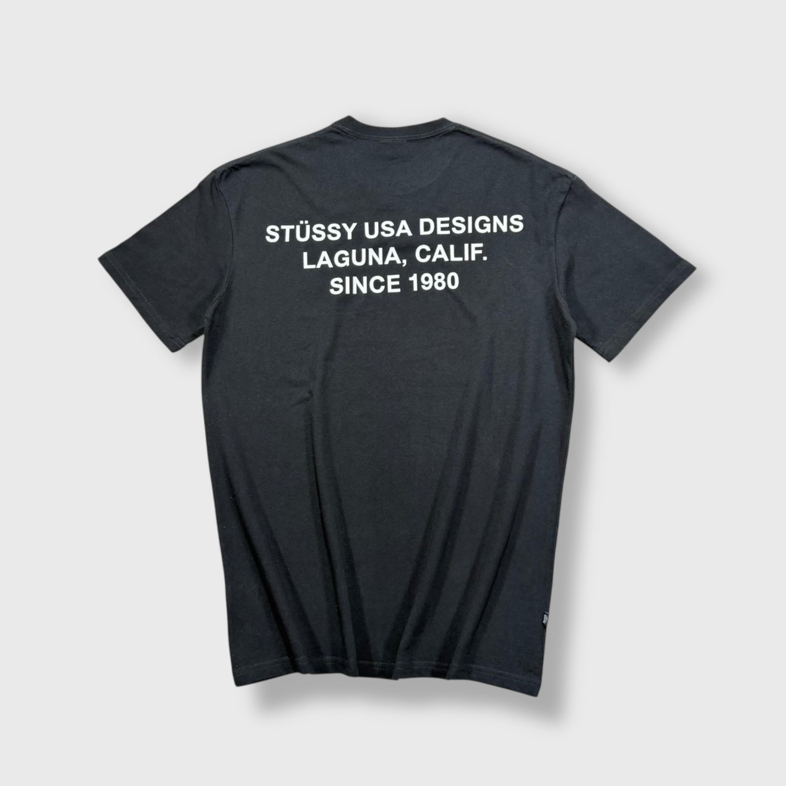 Stüssy Designs Black Graphic T-shirt