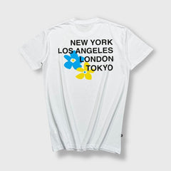 Stüssy White Flower Graphic T-shirt