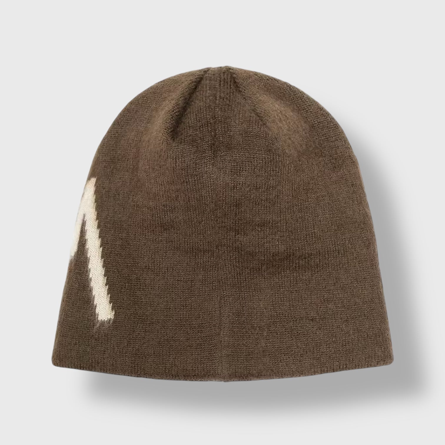Stüssy Brown Script Beanie — New With Tags