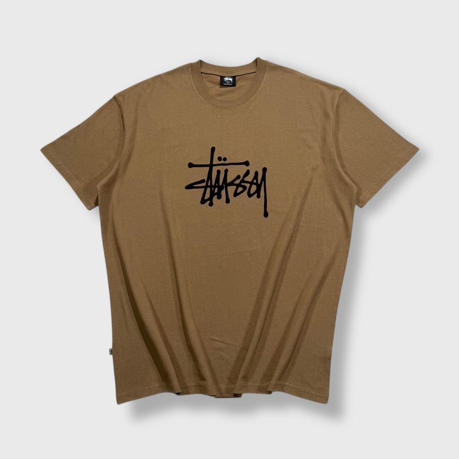 Stüssy Black Graffiti Spellout Brown T-shirt