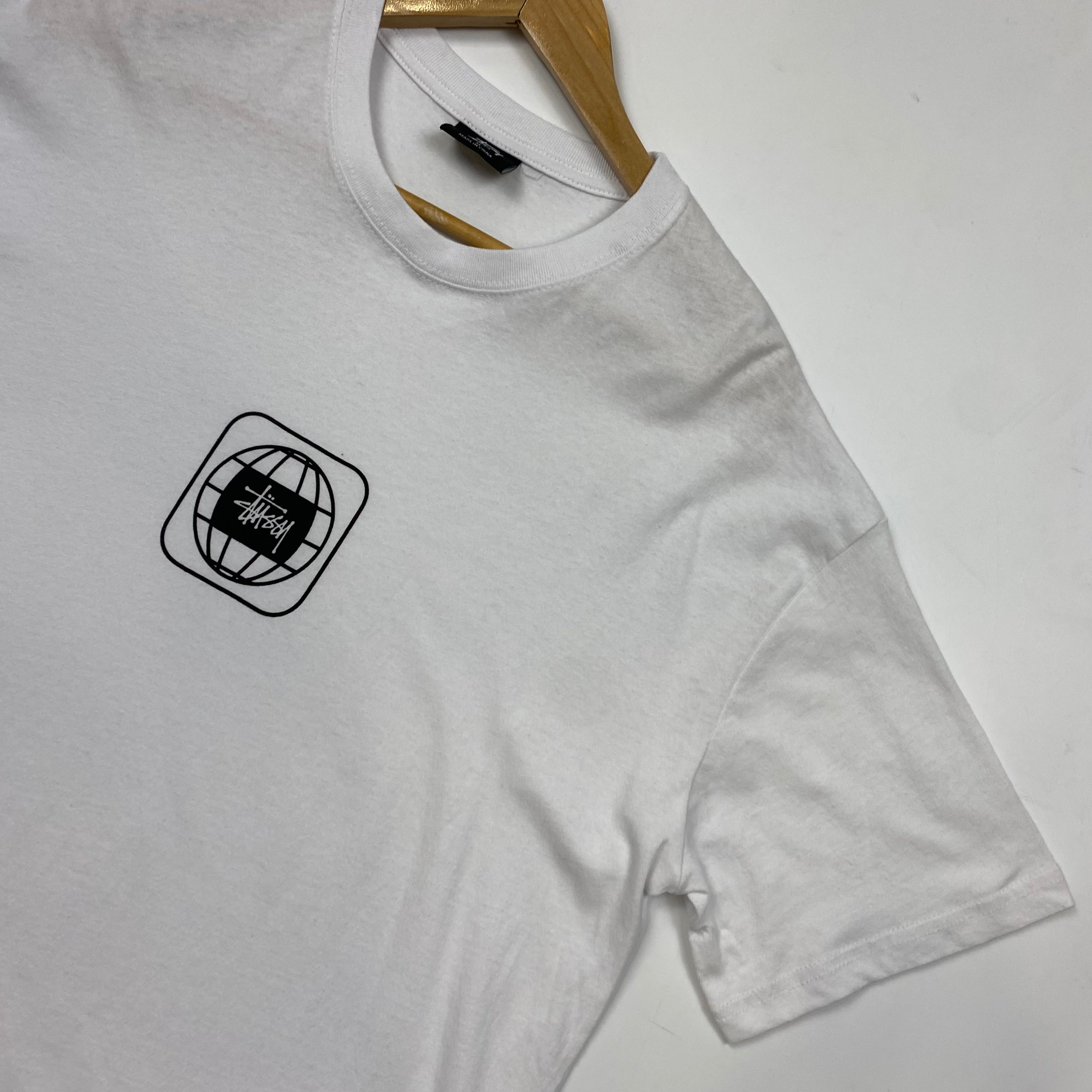 Stüssy White International World T-shirt