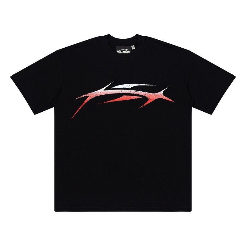 Hellstar Abstract Racing Stripe Graphic T-Shirt