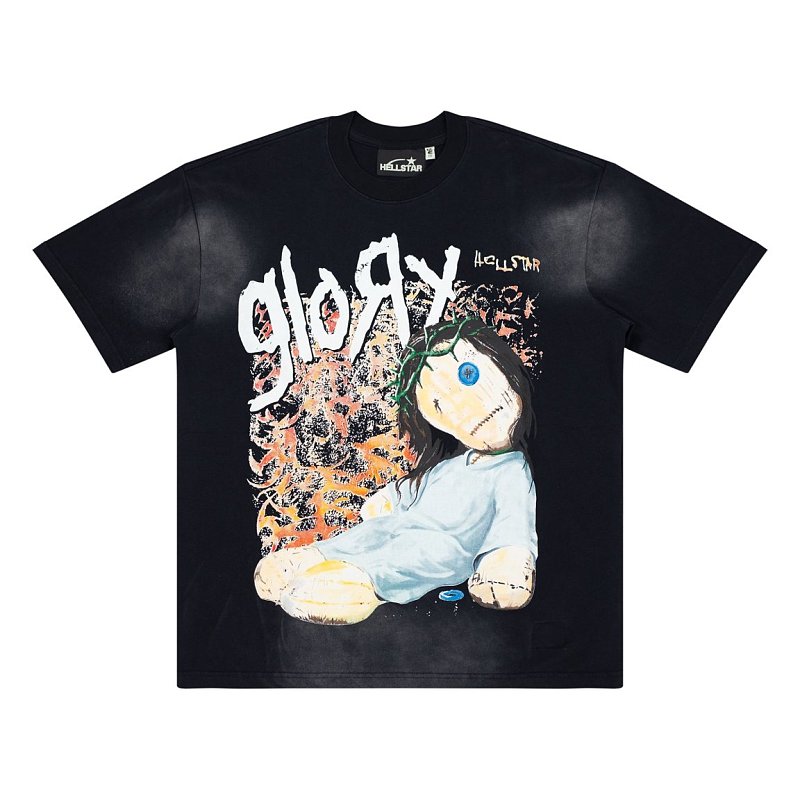 Hellstar "Glory" Thorn Doll Graphic Heavyweight Washed T-Shirt