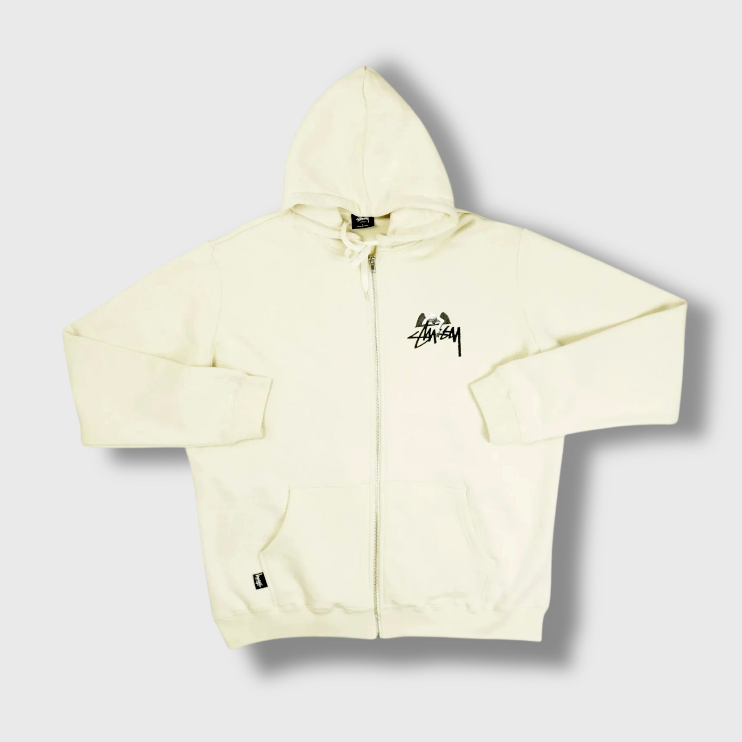 Stüssy Cream Fallen Angel Zippie