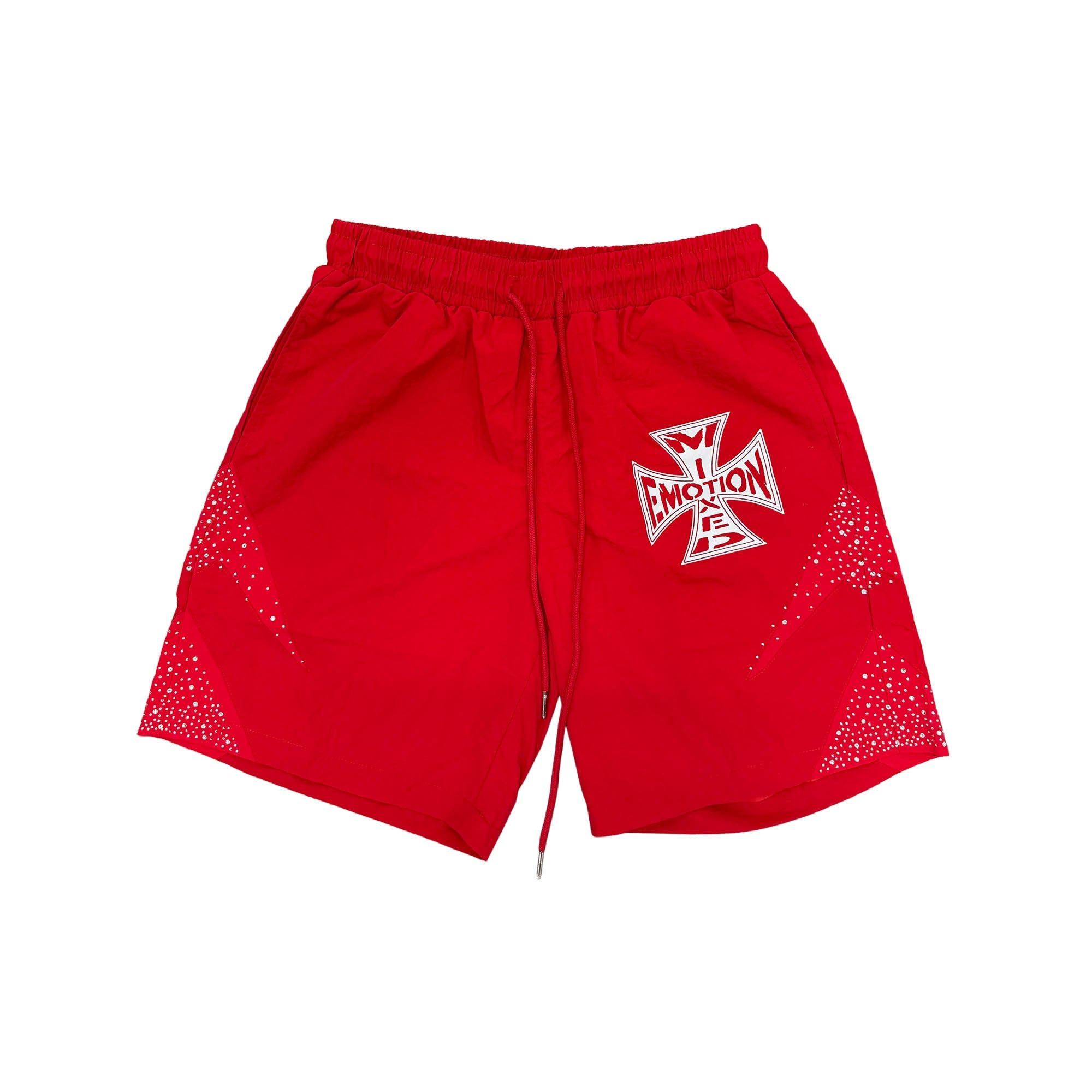 Red ‘Classic’ Nylon Shorts