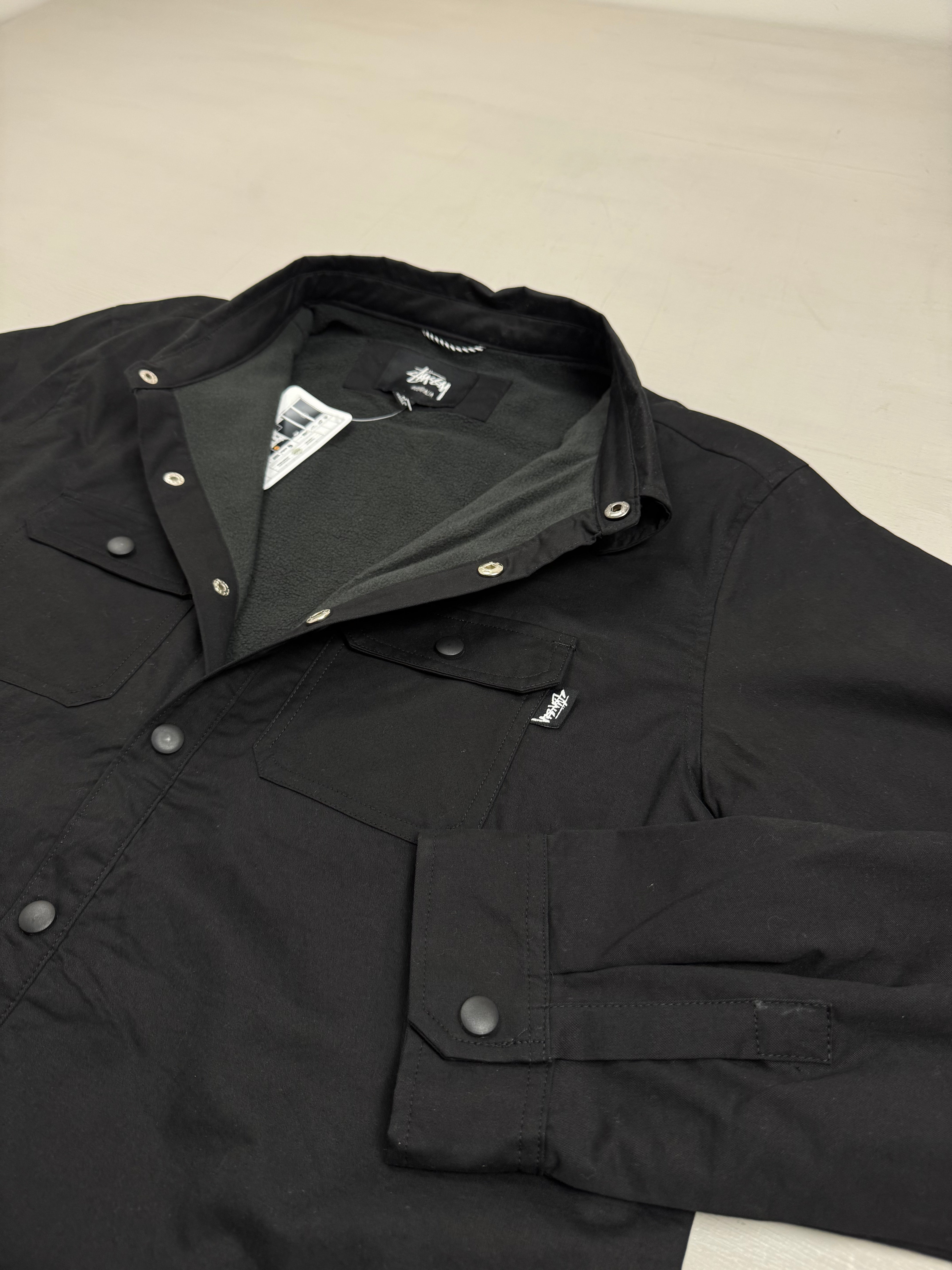 Stüssy Black Fleece Lined Shirt