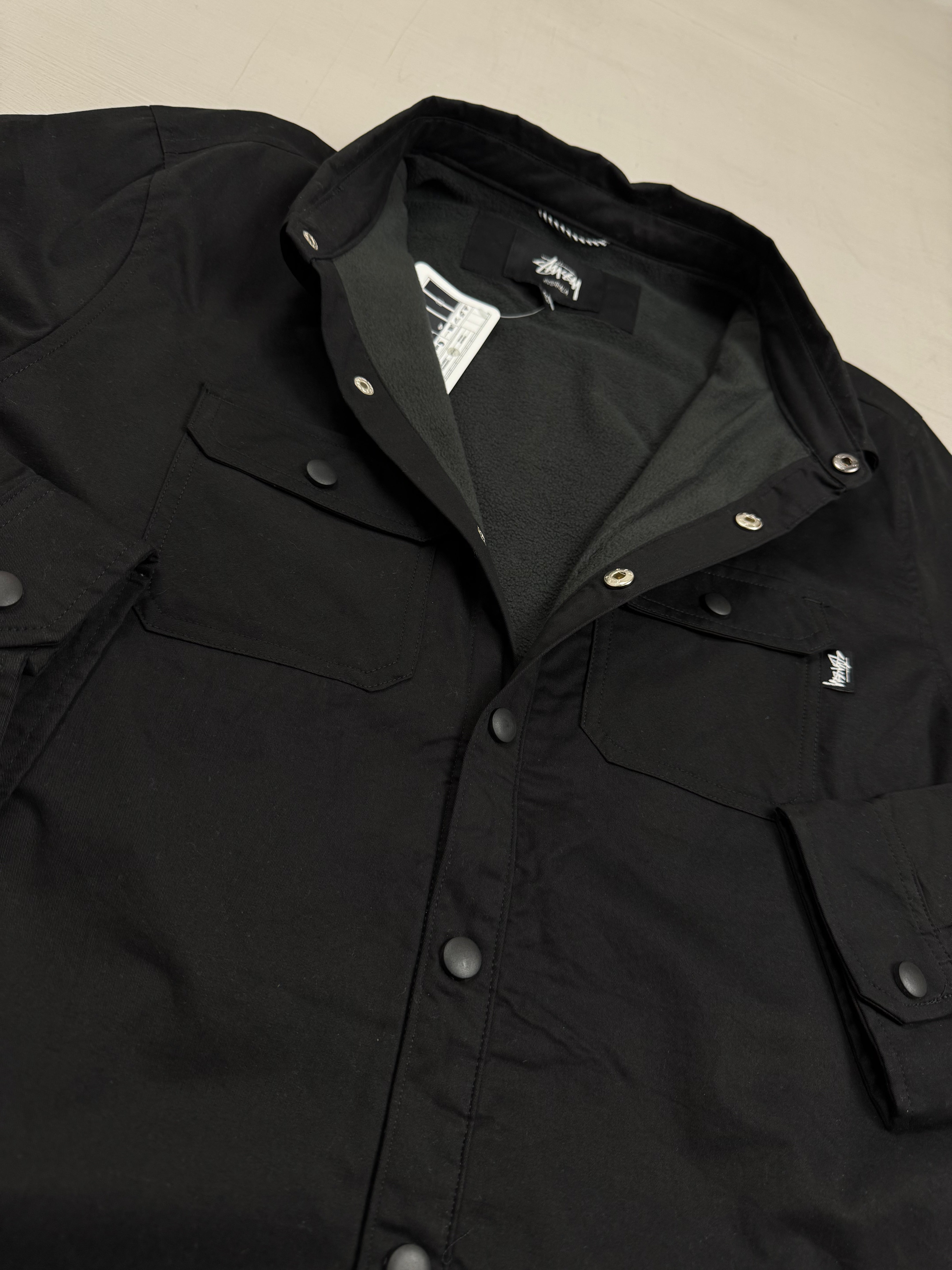 Stüssy Black Fleece Lined Shirt
