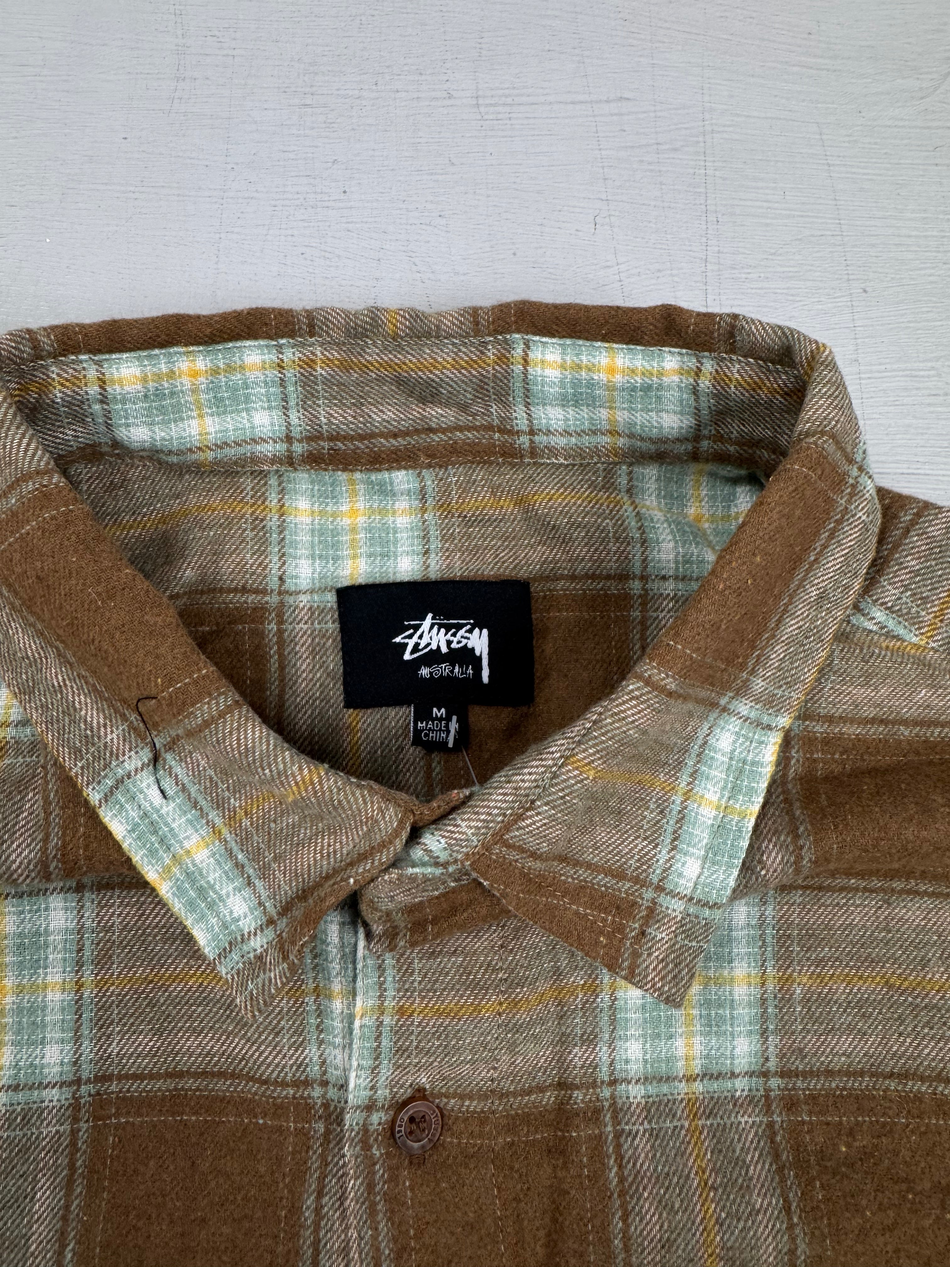 Stüssy Brown Checkered shirt