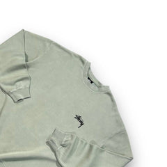 Stüssy Green Sweatshirt with Green Dice Graphic