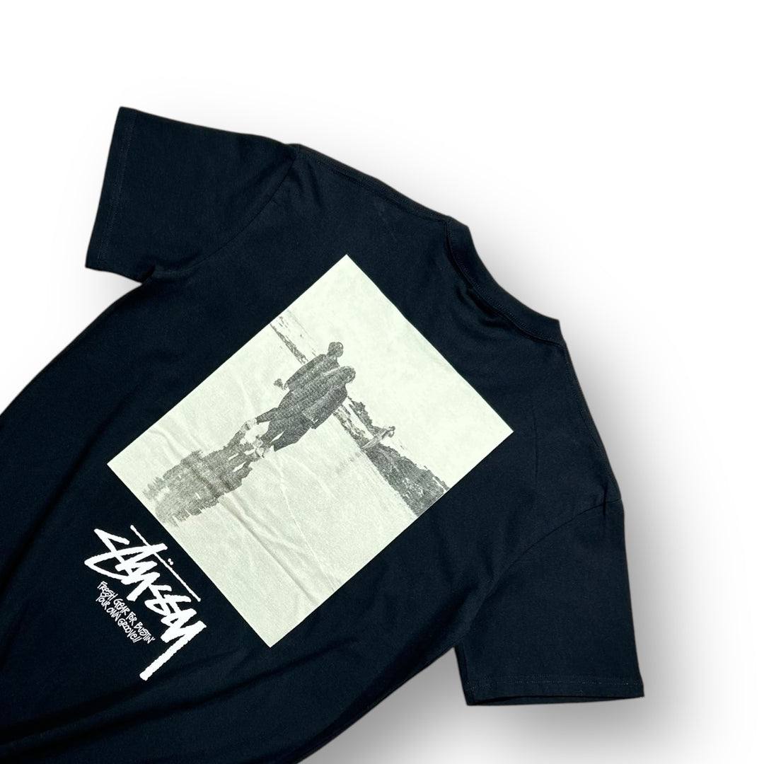 Stüssy Black Beach Graphic T-shirt