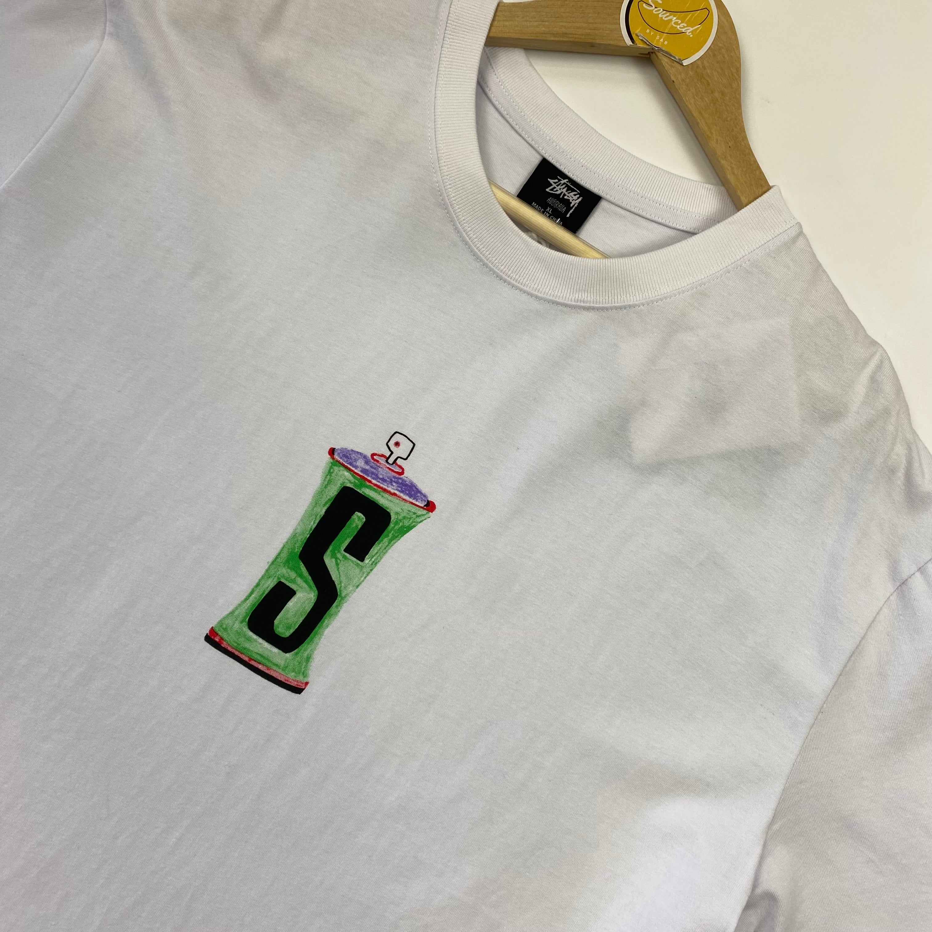 Stüssy White Spray Can T-shirt