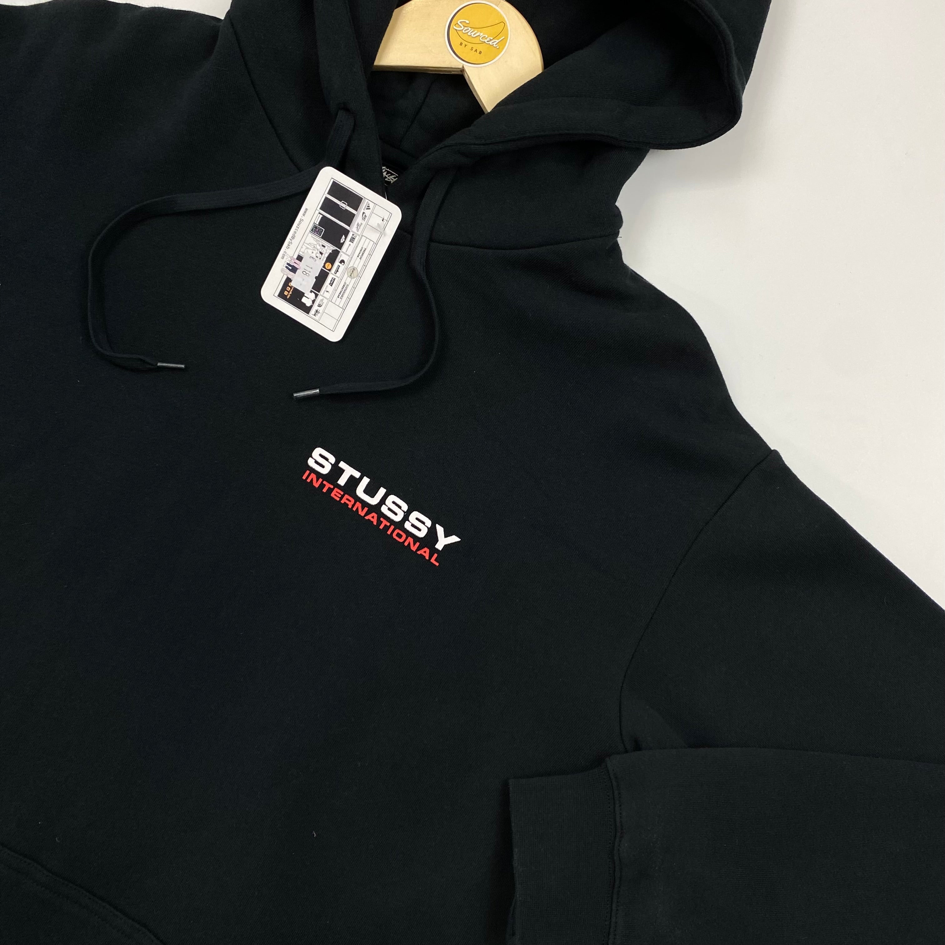 Stüssy Black International Hoodie (M)