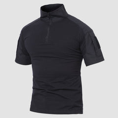 Men's Tactical 1/4 Zip Camo Shirts | Slim Fit