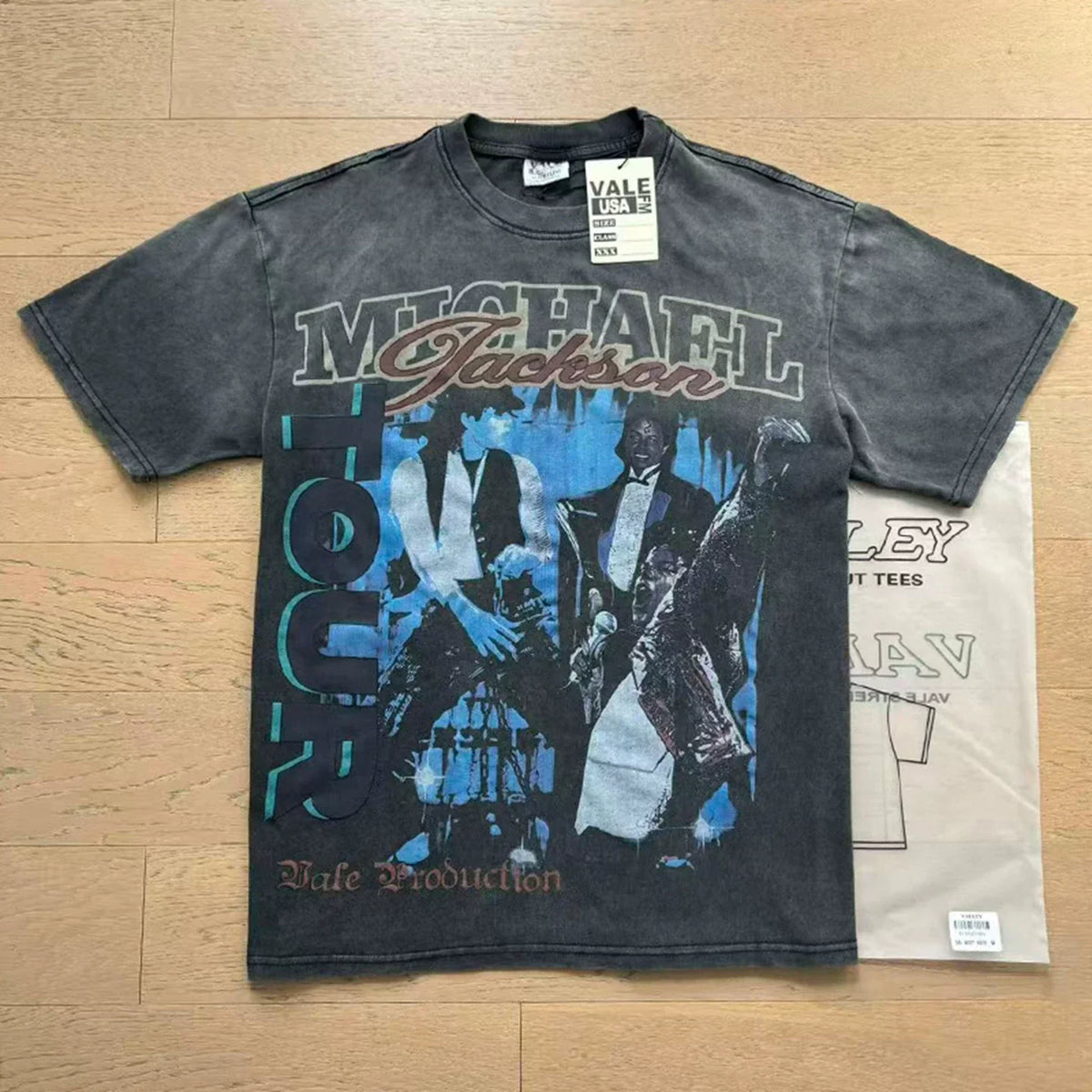 Vale Forever "Michael Jackson Tour" Vintage Tee (Black)