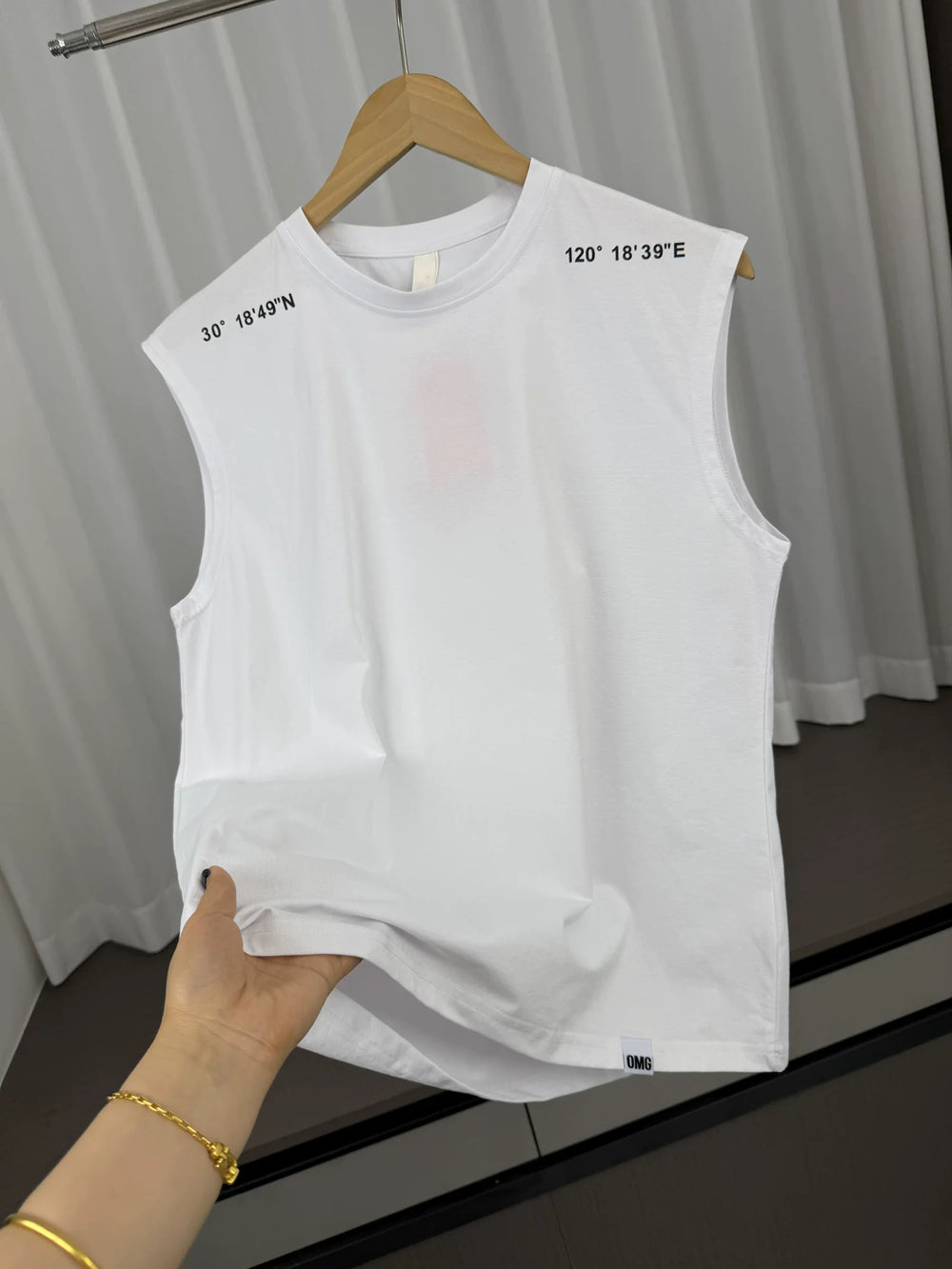 Coordinate printing design! Skin friendly and breathable! Summer Men's Foreign Trade Outdoor Running Fitness Leisure Sleeveless Tank Top