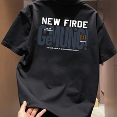 Top brand foreign trade counters are picking up leftover goods~High quality light luxury trendy brand pure cotton short sleeved T-shirt for men and women, American style cool and stylish