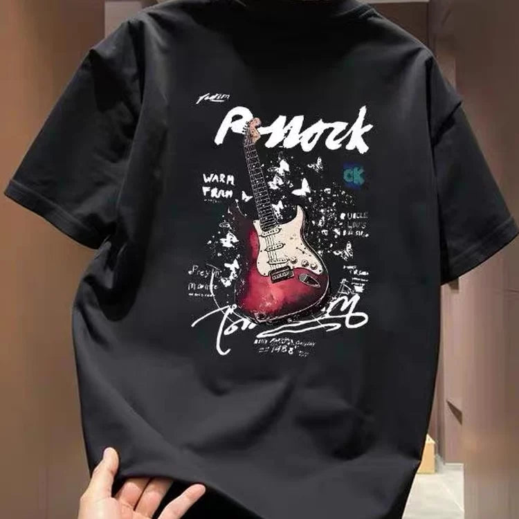 American fashion brand short sleeved T-shirt for men and women in spring and summer, loose and trendy, cool and stylish, Korean version, casual and versatile, round neck, half sleeved