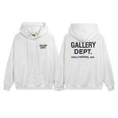 Gallery Dept Hollywood CA White Hoodie