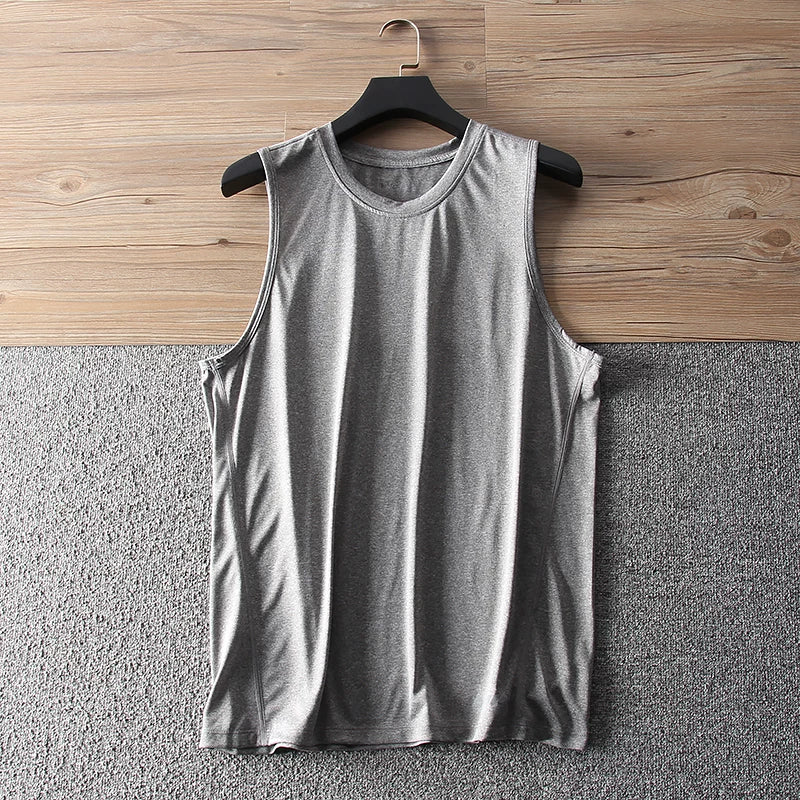 Order K! Quick drying and breathable! Foreign trade men's casual loose training basketball sports running sleeveless vest