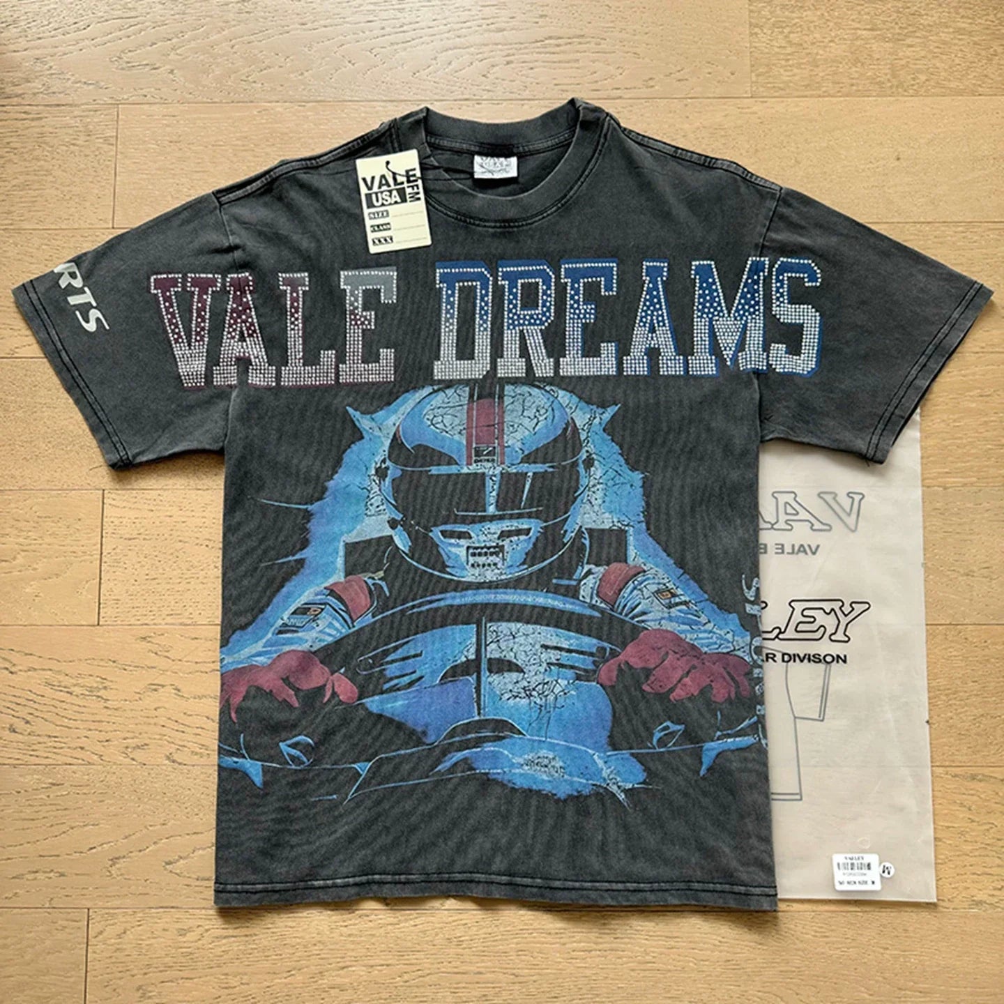 Vale Forever "Vale Dreams Racing" Vintage Tee (Black)