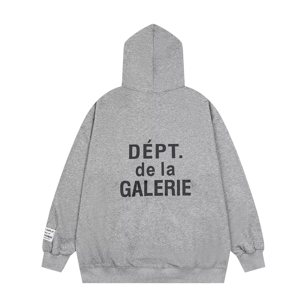 Gallery Dept. Back Logo Graphic Zip-Up Hoodie