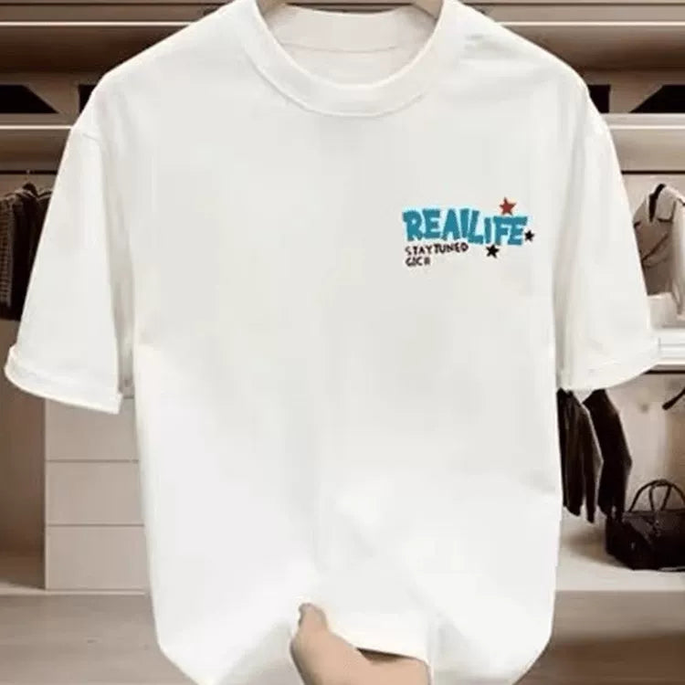 Foreign trade surplus~Export withdrawal clearance Summer new Korean style trendy brand pure cotton short sleeved T-shirt unisex versatile