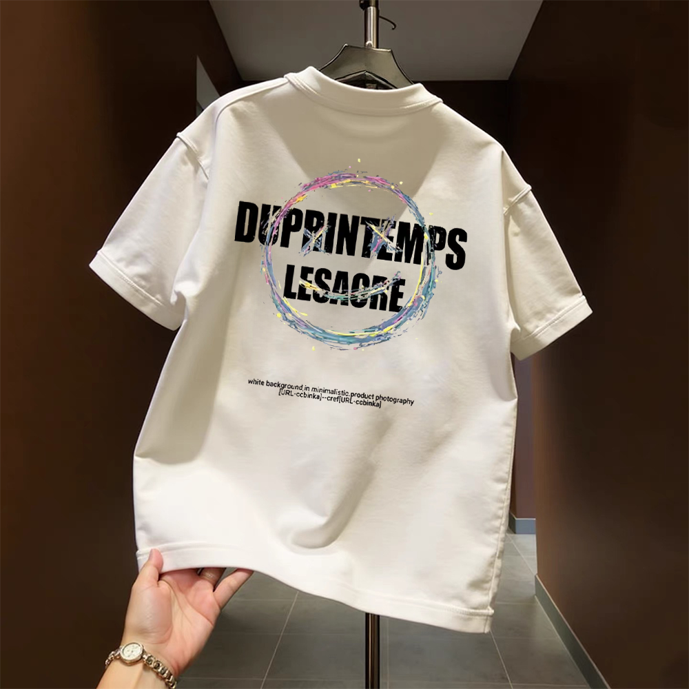 Top Brand Foreign Trade Counter Tail Stock Leakage~American Trendy Brand Pi Shuai Short sleeved T-shirt Trendy Brand Heavy duty Pure Cotton Men's and Women's Top