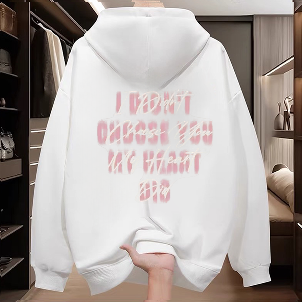 Overseas order backlog~Withdrawal of foreign trade American style trendy brand men's and women's loose autumn and winter hoodies with cut labels