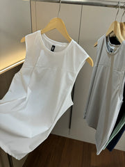 Basketball BI in! Quick drying and breathable! Foreign trade men's summer solid color round neck sleeveless camisole casual vest trend