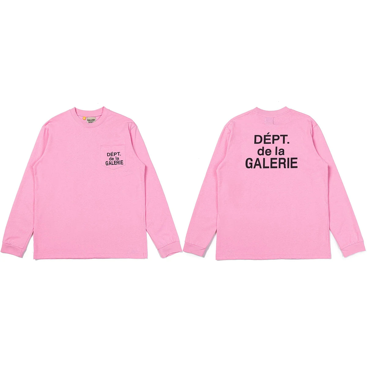 Gallery Dept. Pocket DÉPT. de la GALERIE Long Sleeve T-Shirt - Pink