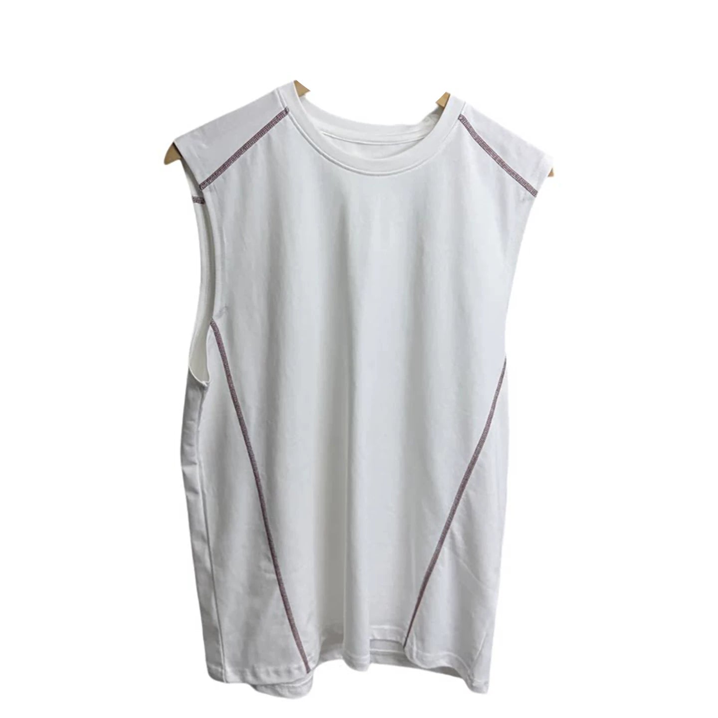 Couple style! Mingxian splicing! Foreign trade men's summer sun protection quick drying loose sports sleeveless T-shirt vest