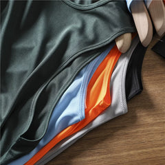 Lightweight and breathable! Moisture wicking and sweat wicking! Summer Foreign Trade Quick Dry Sweat Tank Top Running Fitness Sleeveless Thin Style Trendy