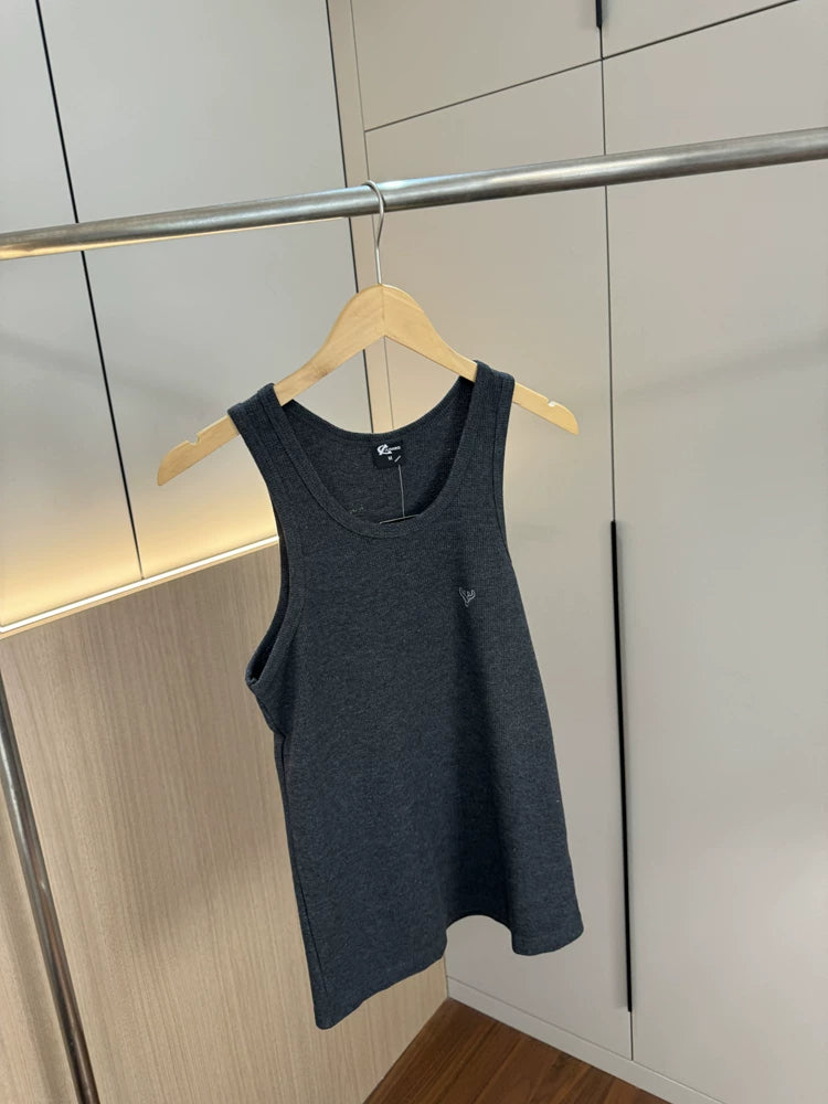 High end Huafu Ge! Summer men's foreign trade printed sports casual breathable base sleeveless sweat vest suspender