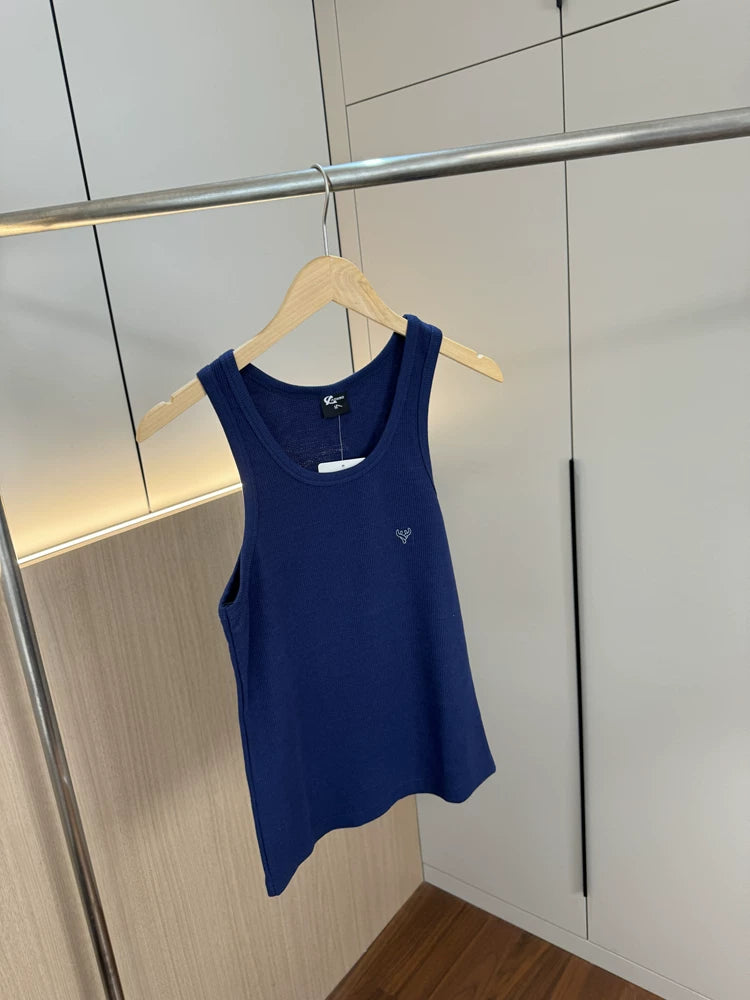 High end Huafu Ge! Summer men's foreign trade printed sports casual breathable base sleeveless sweat vest suspender