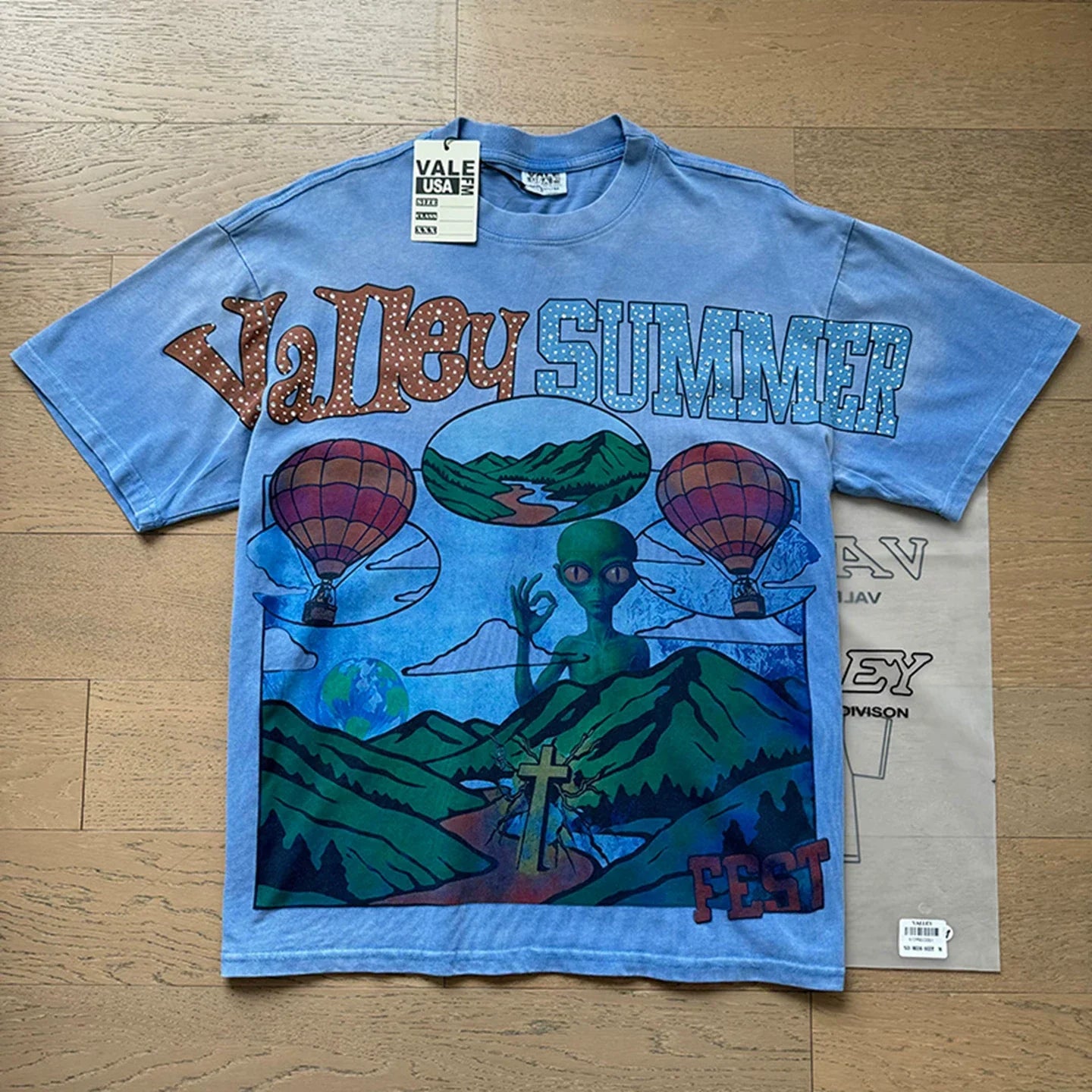 Vale Forever "Valley Summer Fest" Vintage Tee (Blue)