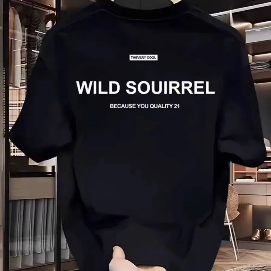 Overseas order backlog~Foreign trade counter withdraws American style heavyweight pure cotton short sleeved T-shirt, versatile and loose for couples