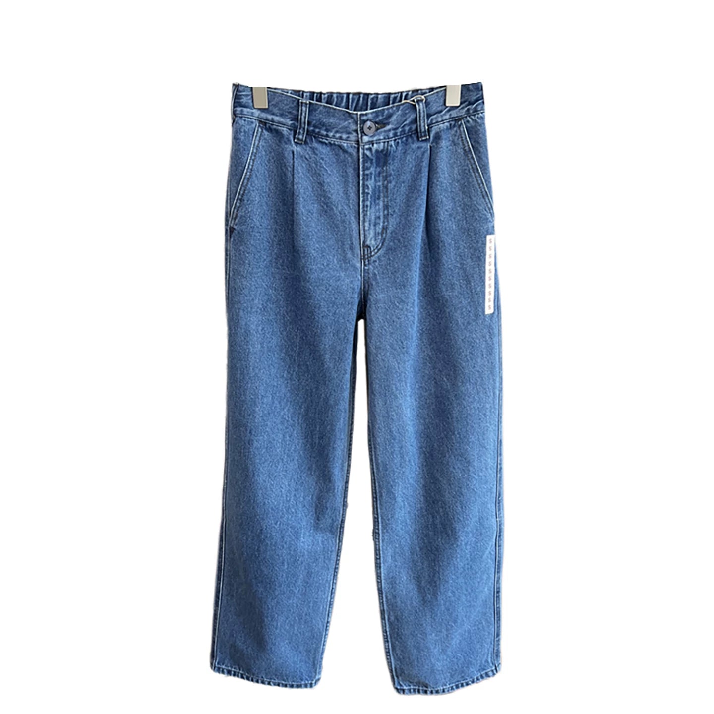 Recommended for self retention! Washed soft! Foreign trade men's autumn outdoor loose and versatile straight leg casual jeans trend