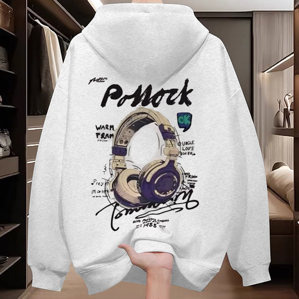 Overseas Order~Foreign Trade Clearance Tail Goods Autumn and Winter Trendy Brand Pure Cotton Hoodie for Men and Women, Loose Large Size Versatile
