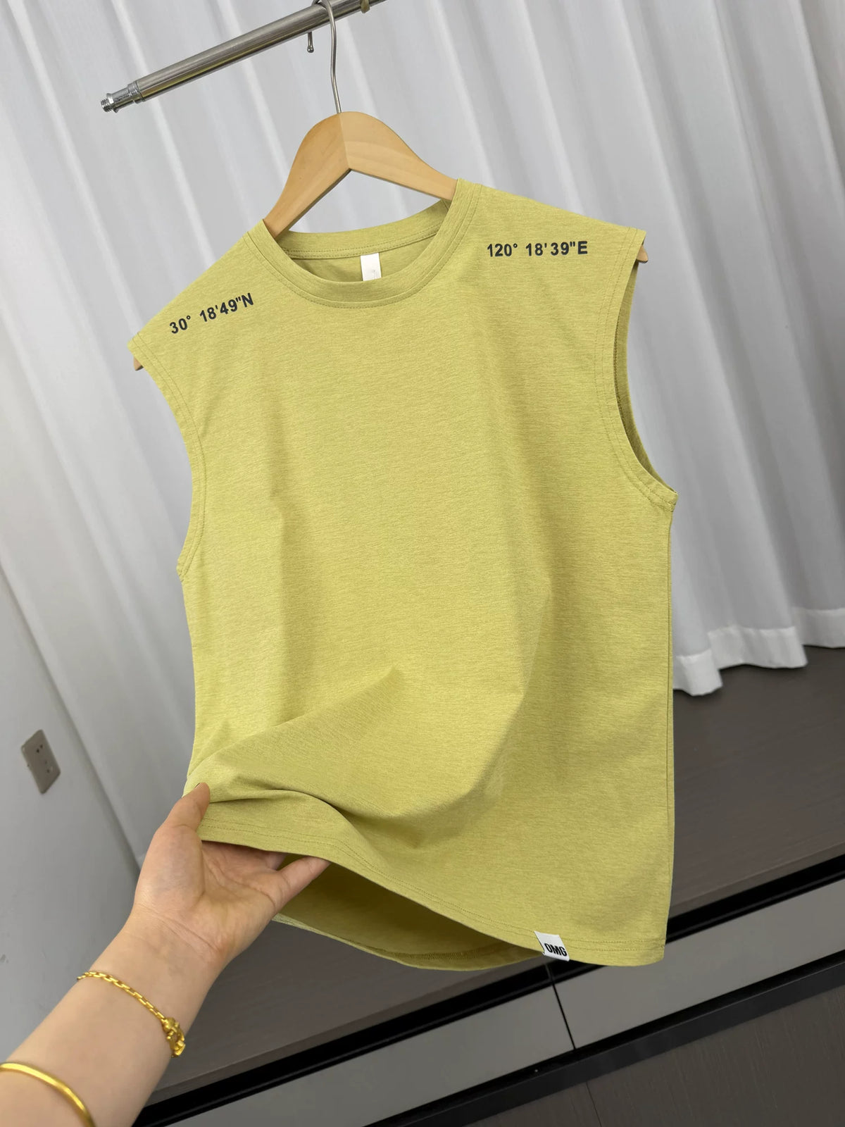 Coordinate printing design! Skin friendly and breathable! Summer Men's Foreign Trade Outdoor Running Fitness Leisure Sleeveless Tank Top