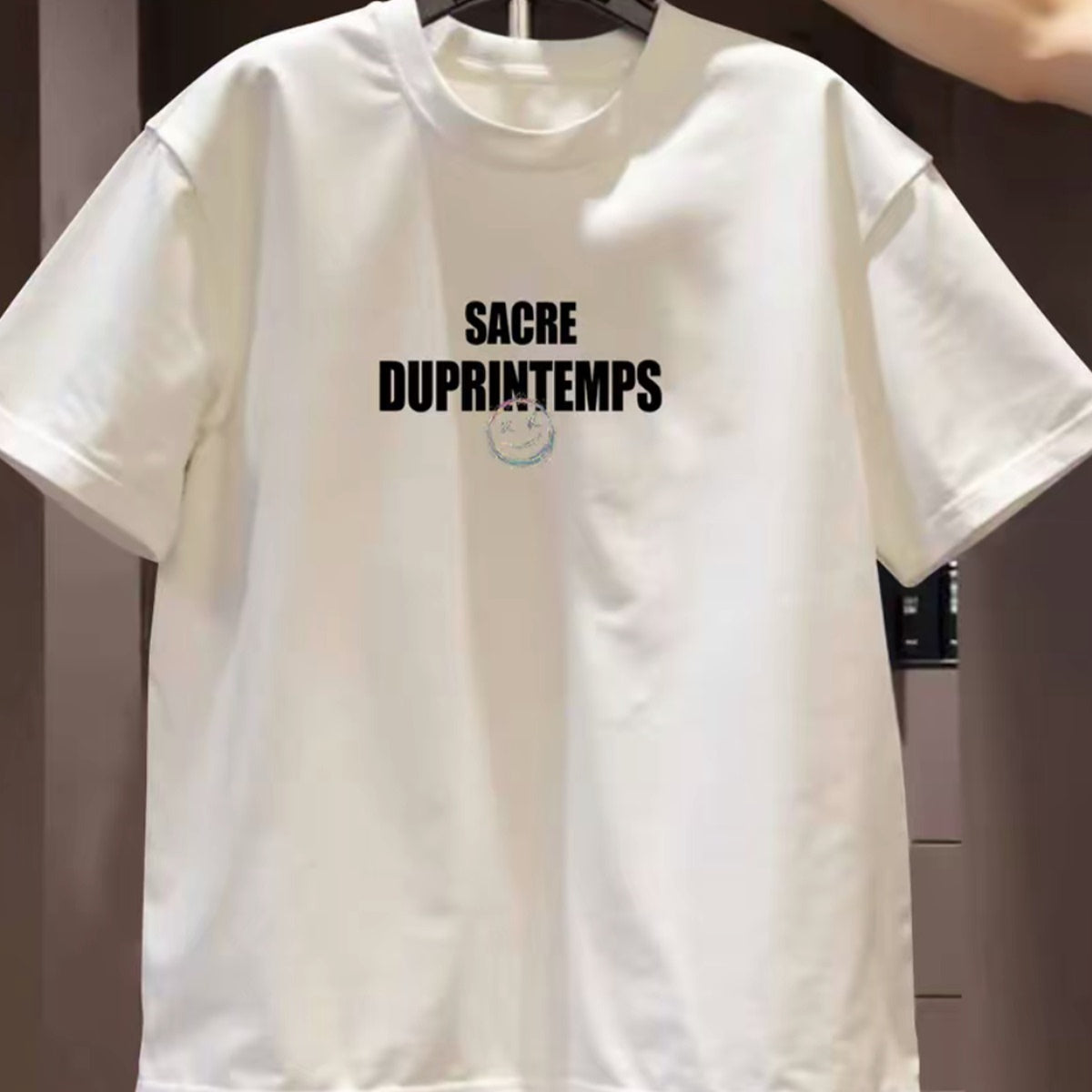 Top Brand Foreign Trade Counter Tail Stock Leakage~American Trendy Brand Pi Shuai Short sleeved T-shirt Trendy Brand Heavy duty Pure Cotton Men's and Women's Top