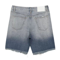 Gallery Dept. Heavy Distressed Ripped Denim Shorts