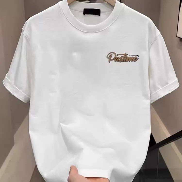 Cutting labels and clearing inventory for foreign trade tail goods~Korean loose trendy brand pure cotton short sleeved T-shirt, men's and women's same size oversized top