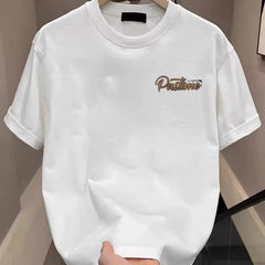 Cutting labels and clearing inventory for foreign trade tail goods~Korean loose trendy brand pure cotton short sleeved T-shirt, men's and women's same size oversized top