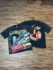 Godspeed Retro Racing Car Graphic T-Shirt – Black