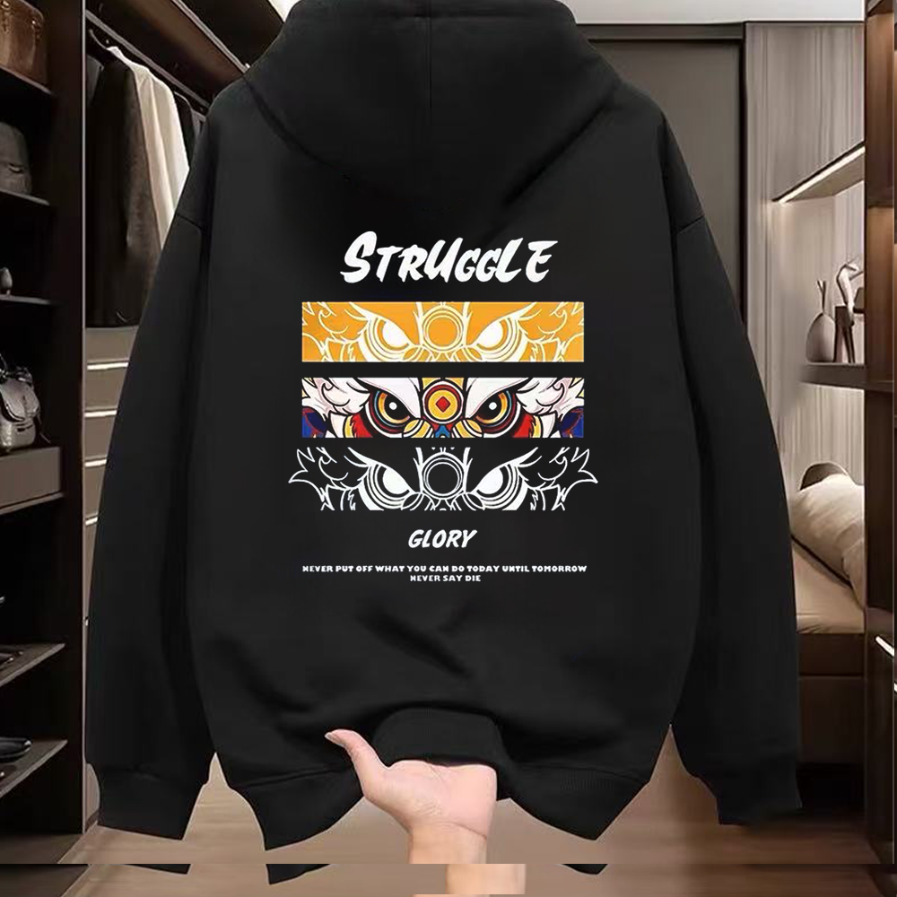 Export and foreign trade tail goods, cut labels, clear warehouses and pick up leaks~New autumn and winter pure cotton hoodies, retro trendy brand, versatile for men and women