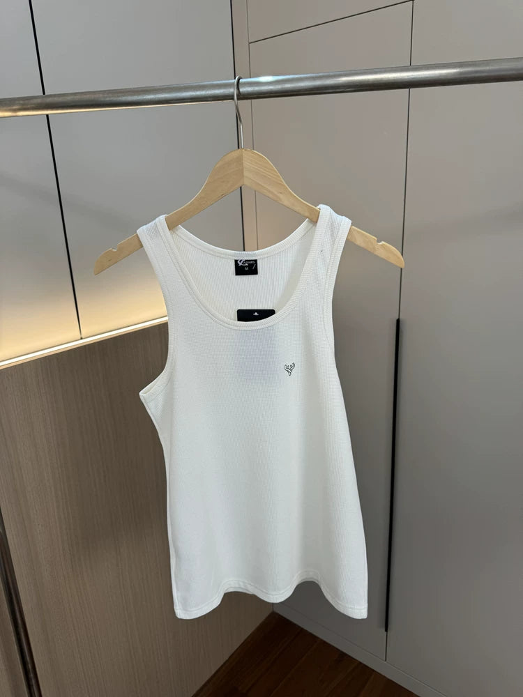 High end Huafu Ge! Summer men's foreign trade printed sports casual breathable base sleeveless sweat vest suspender