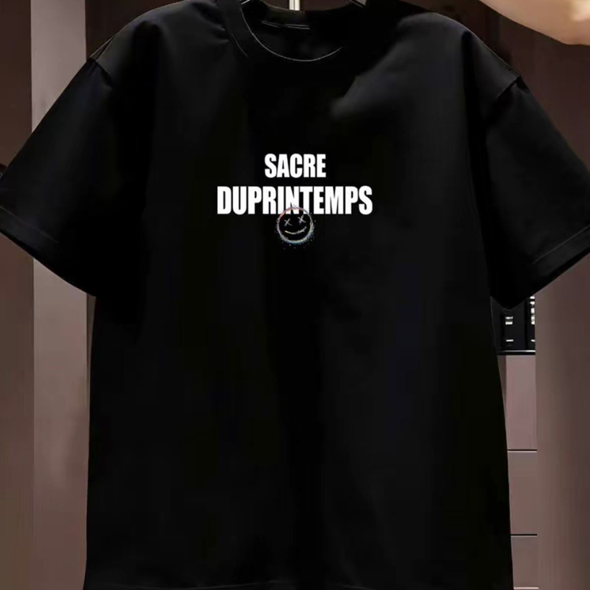 Top Brand Foreign Trade Counter Tail Stock Leakage~American Trendy Brand Pi Shuai Short sleeved T-shirt Trendy Brand Heavy duty Pure Cotton Men's and Women's Top
