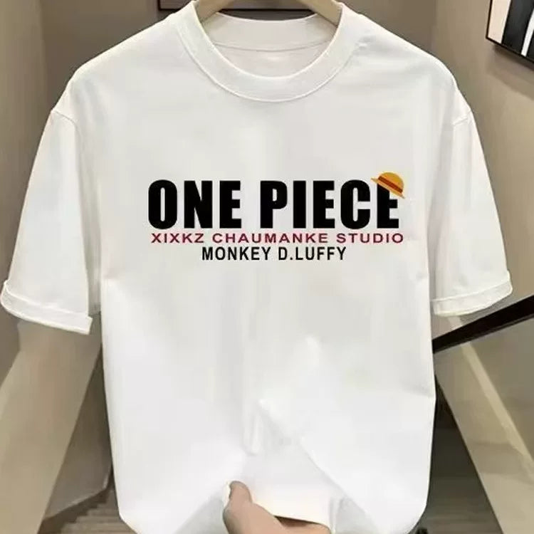 Brand foreign trade~Cutting labels, picking up leaks, counter surplus single day series cartoon fun pure cotton short sleeved t-shirt for men and women couple tops