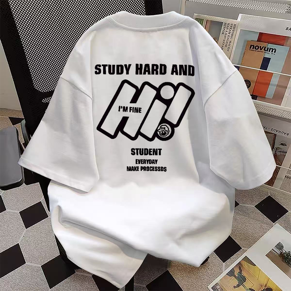Frontline tail goods counter store withdraws leak collection~2026 summer Korean retro fashion brand pure cotton short sleeved T-shirt for men and women